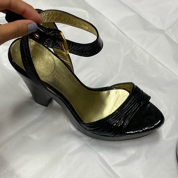 Golden bleu heels - Picture 2 of 3